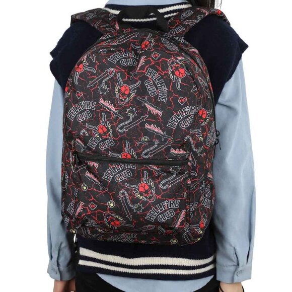 Stranger Things Hellfire Club AOP Laptop Backpack - Picture 1 of 11
